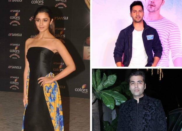 Alia Bhatt, Varun Dhawan, Karan Johar
