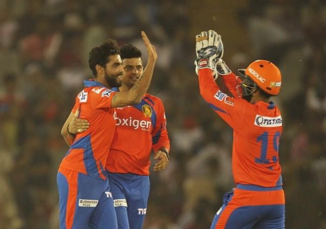 Ravindra Jadeja. Ravindra Jadeja Suresh Raina Gujarat Lions Dinesh Karthik