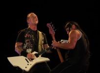James Hetfield and Robert Trujillo of Metallica