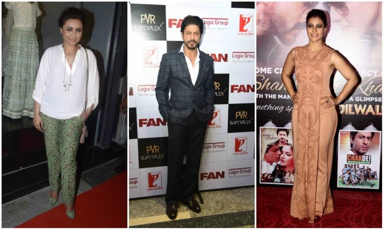 Rani Mukerji, Shah Rukh Khan, Kajol
