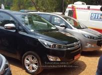Toyota Innova Crysta spied undisguised in different colours