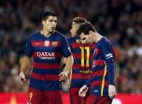 Luis Suarez Neymar Lionel Messi Barcelona