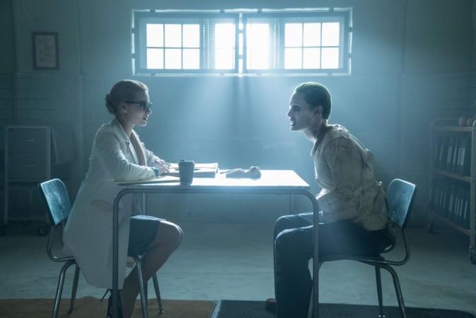Margot Robbie (L) and Jared Leto (R) in Suicide Squad Suicide Squad