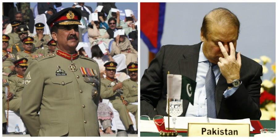 Raheel Sharif Nawaz Sharif Pakistan PM Army