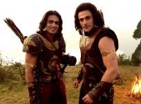Chetanya Adib to play Jatayu in "Siya Ke Ram." Pictured: "Siya Ke Ram" actors Ashish Sharma aka Ram and Karan Suchak aka Lakshman on the sets