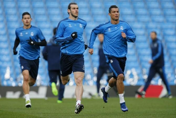 James Rodriguez Gareth Bale Cristiano Ronaldo Real Madrid
