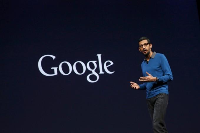 Sundar Pichai at the Google I/O developers conference