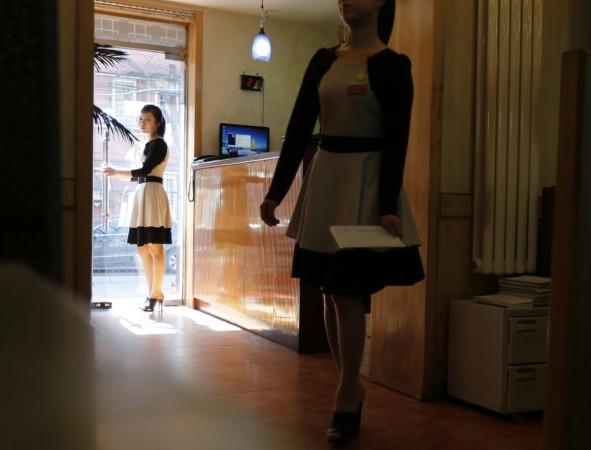 north korea waitress