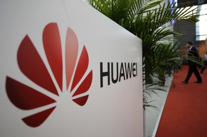 A logo of Huawei Technologies Co. Ltd. is seen in China