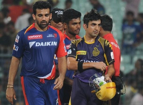 Zaheer Khan Delhi Daredevils Gautam Gambhir KKR