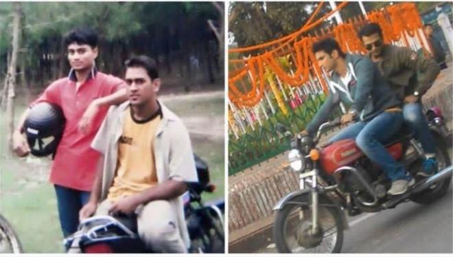 MS Dhoni and Sushant Singh Rajput
