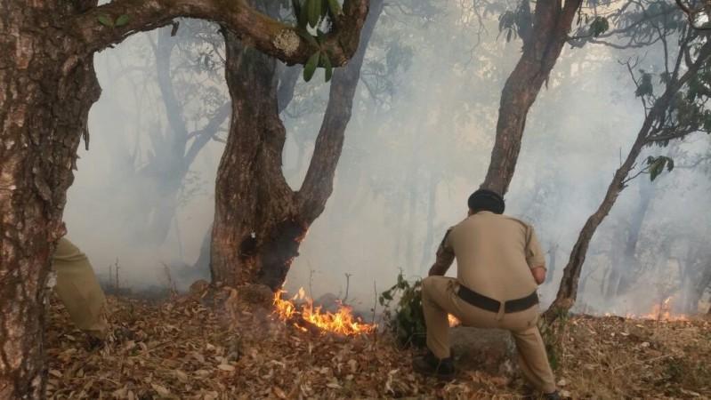 Uttarakhand forest fire