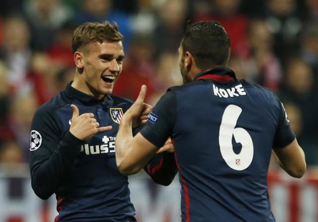 Antoine Griezmann Koke Atletico Madrid