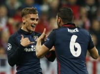 Antoine Griezmann Koke Atletico Madrid