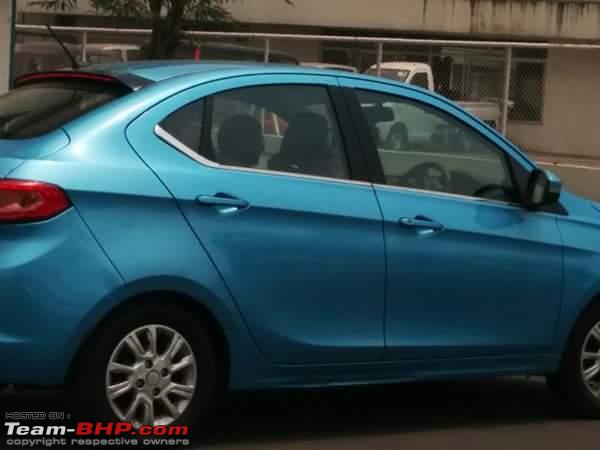 Tata Kite 5 compact sedan caught testing sans camouflage