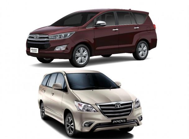 Toyota Innova Crysta Vs Innova last gen