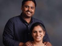 Gregory Jacob and his wife Sagarin Elza George