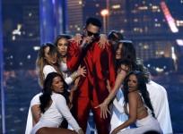 Chris Brown performs