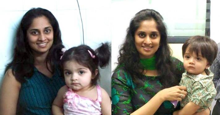 Shalini with kids Shalini with kids