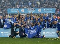 Leicester City Premier League trophy