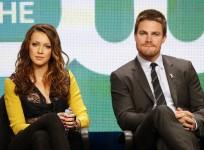 Stephen Amell and Katie Cassidy
