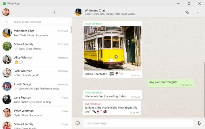 WhatsApp desktop