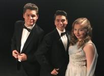 Matt Shivley with TV siblings Noah Galvin and Bebe Wood