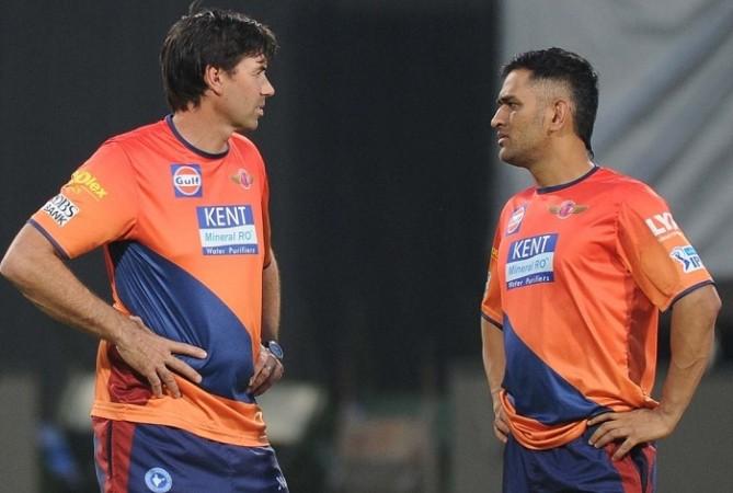Stephen Fleming MS Dhoni RPS