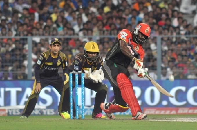 Chris Gayle RCB KKR