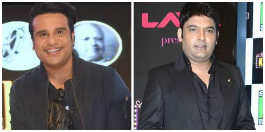 Krushna Abhishek (left) and Kapil Sharma Krushna Abhishek and Kapil Sharma