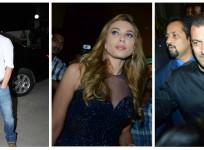 Sohail Khan, Iulia Vantur and Salman Khan