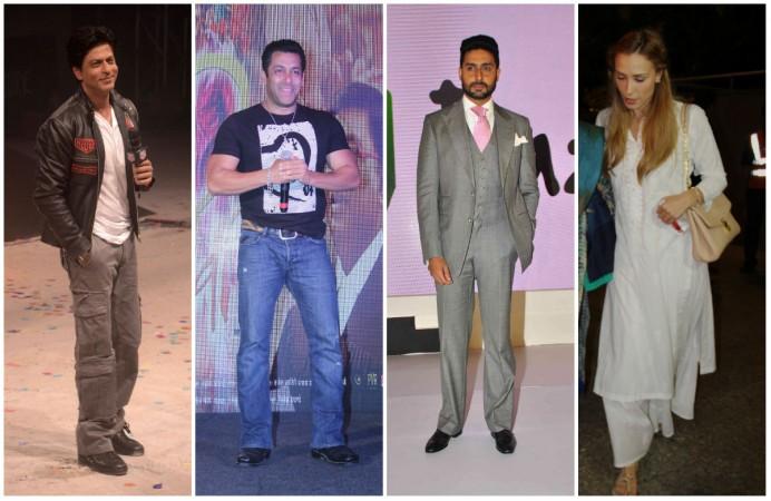 Shah Rukh Khan, Salman Khan, Abhishek Bachchan, Iulia Vantur