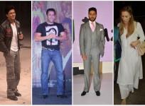 Shah Rukh Khan, Salman Khan, Abhishek Bachchan, Iulia Vantur