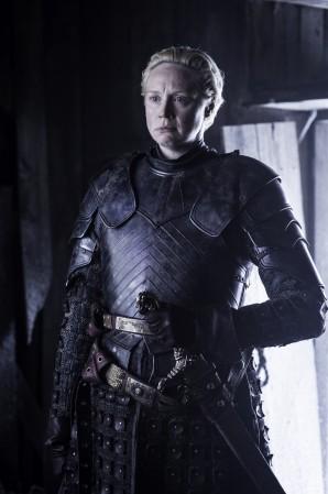Brienne of Tarth is at the North Wall with Sansa Stark Brienne of Tarth is at the North Wall with Sansa Stark