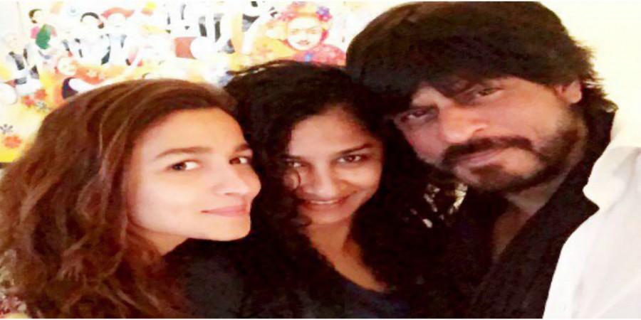 Alia Bhatt, Gauri Shinde, Shah Rukh Khan