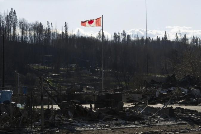 Canada oil fire