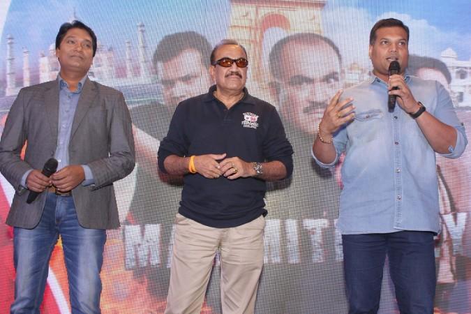 "CID" to return to small screen from June 4 onwards. Pictured: Shivaji Satham, Aditya Srivastava, Dayanand Shetty of TV show "CID" at a promotional programme in New Delhi, 2015.