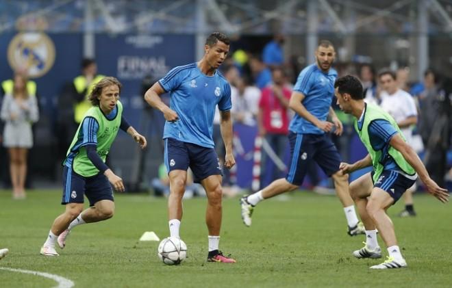 Cristiano Ronaldo Real Madrid Modric