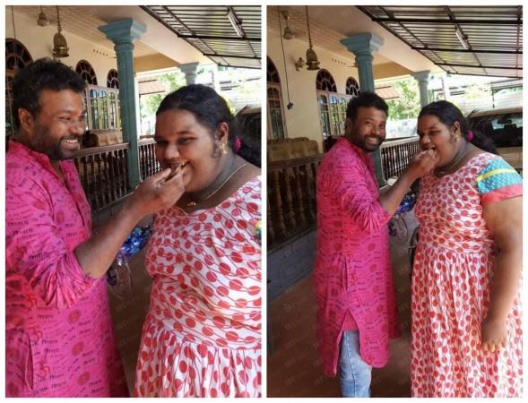 RLV Ramakrishnan with Sreelakshmy