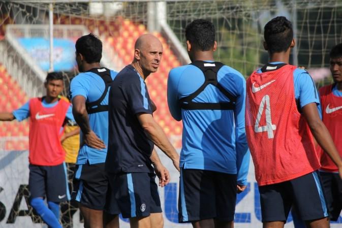 File photo of Indian men's football team coach Stephen Constantine. india football team