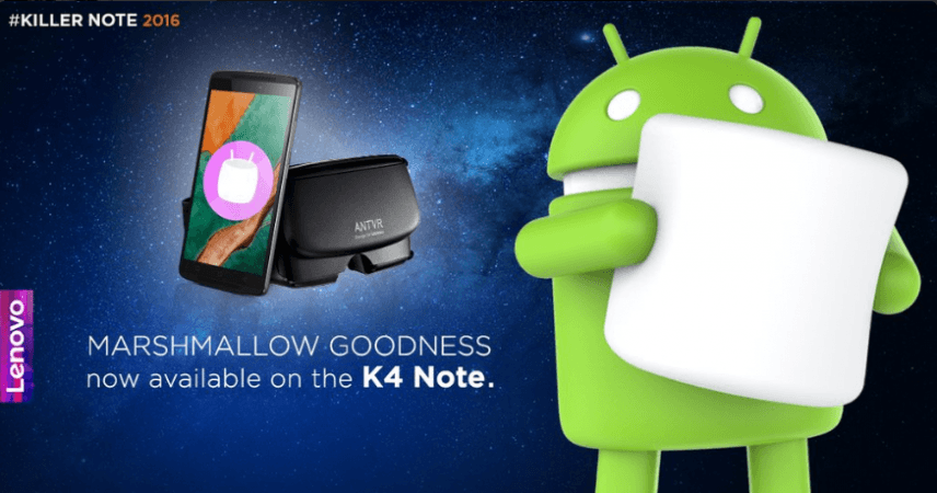 Android 6.0 Marshmallow update for Lenovo K4 Note rolling out in India: How to install