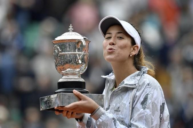 Garbine Muguruza French Open trophy