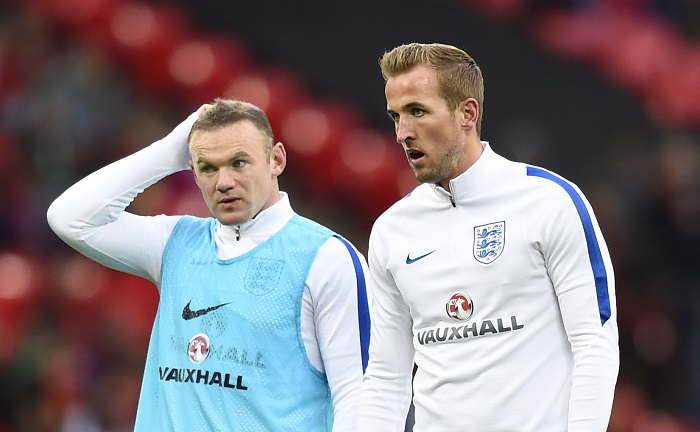 Wayne Rooney Harry Kane England