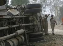 Bus explosion Haryana