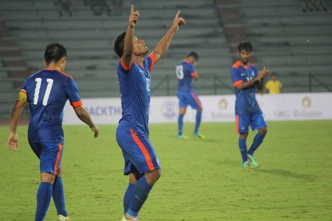 India striker Jeje Lalpekhlua remained one of the goalscorers Jeje India