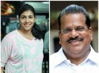 Olympian Anju Bobby George against Kerala sports minister EP Jayarajan