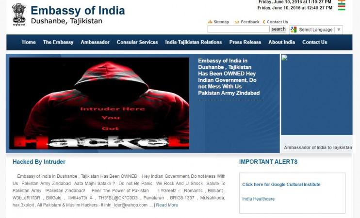 Indian Embassy websites hacked