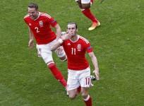 Gareth Bale Chris Gunter Wales