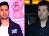 Varun Dhawan and Karan Johar