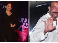 Madhuri Dixit and Sanjay Dutt